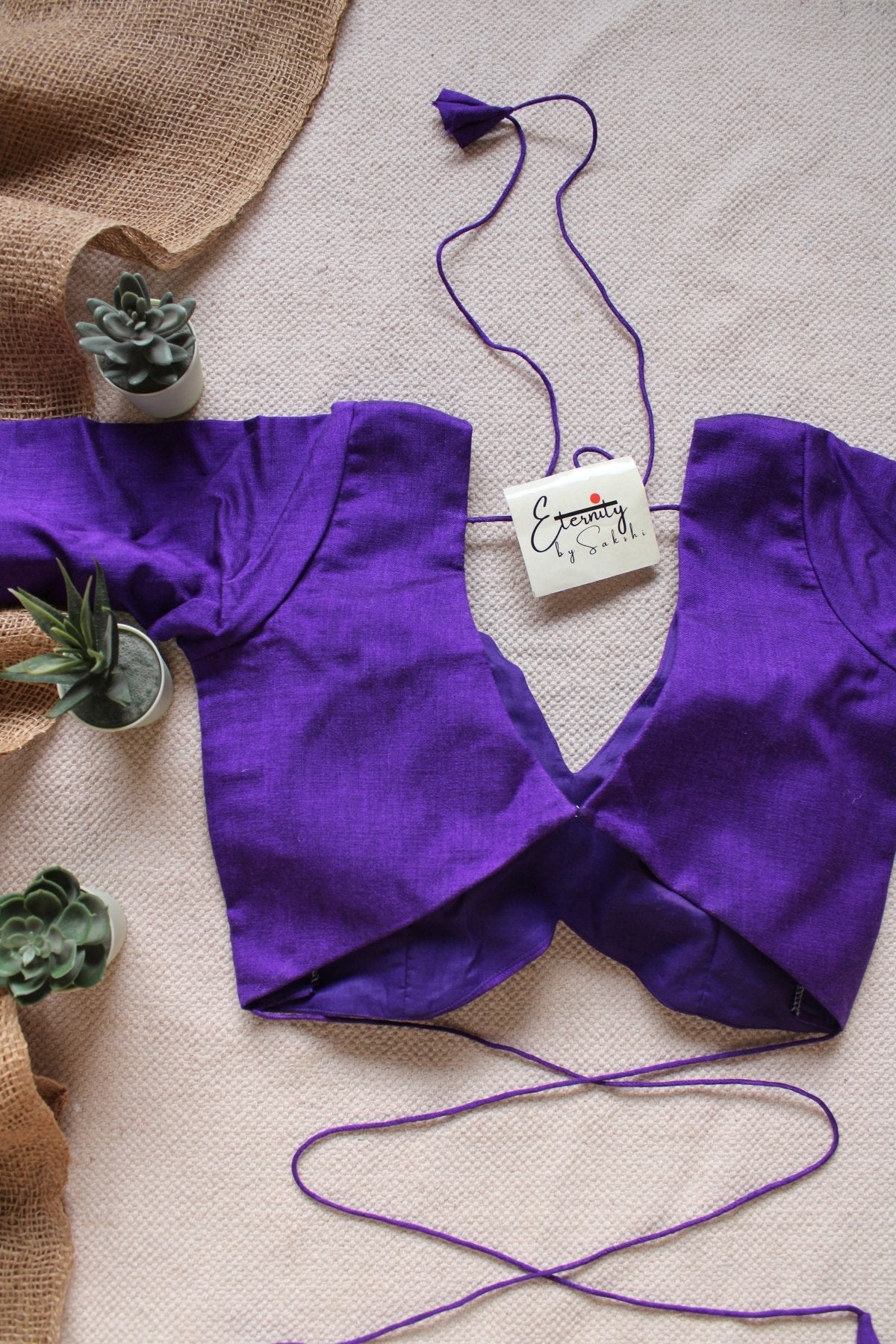 Purple Shadow Blouse - Eternity by Sakshi