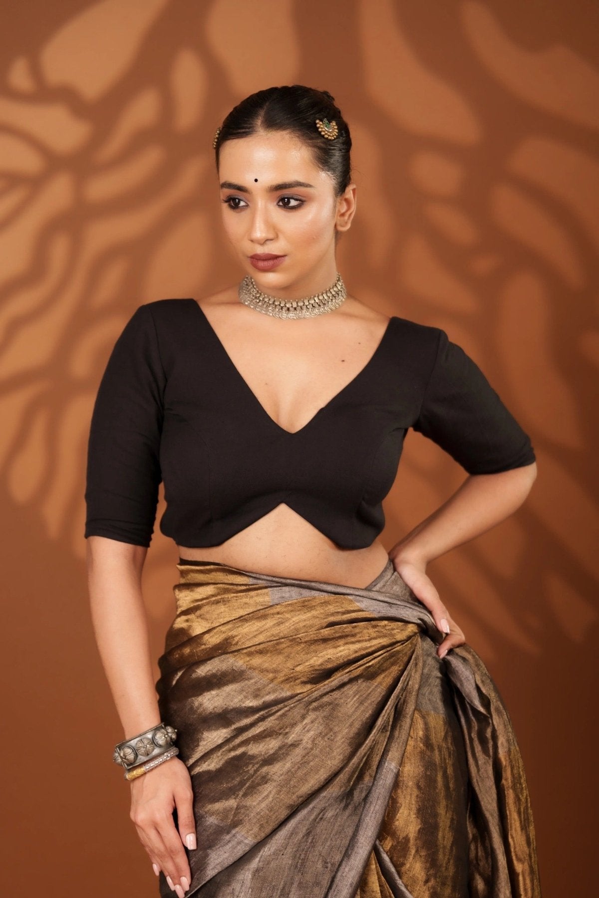 Black Shadow Blouse - Eternity by Sakshi