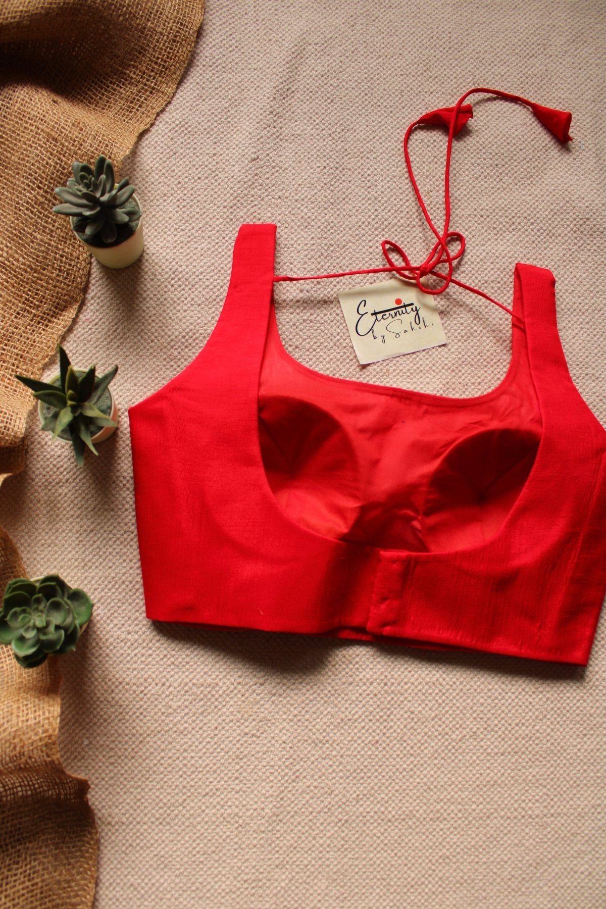 Red Noorie Blouse - Eternity by Sakshi