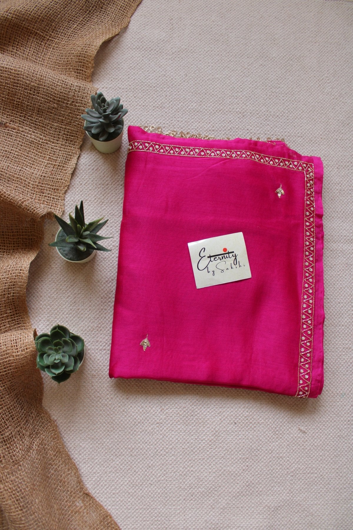 Pink Nazrana Saree - Eternity by Sakshi
