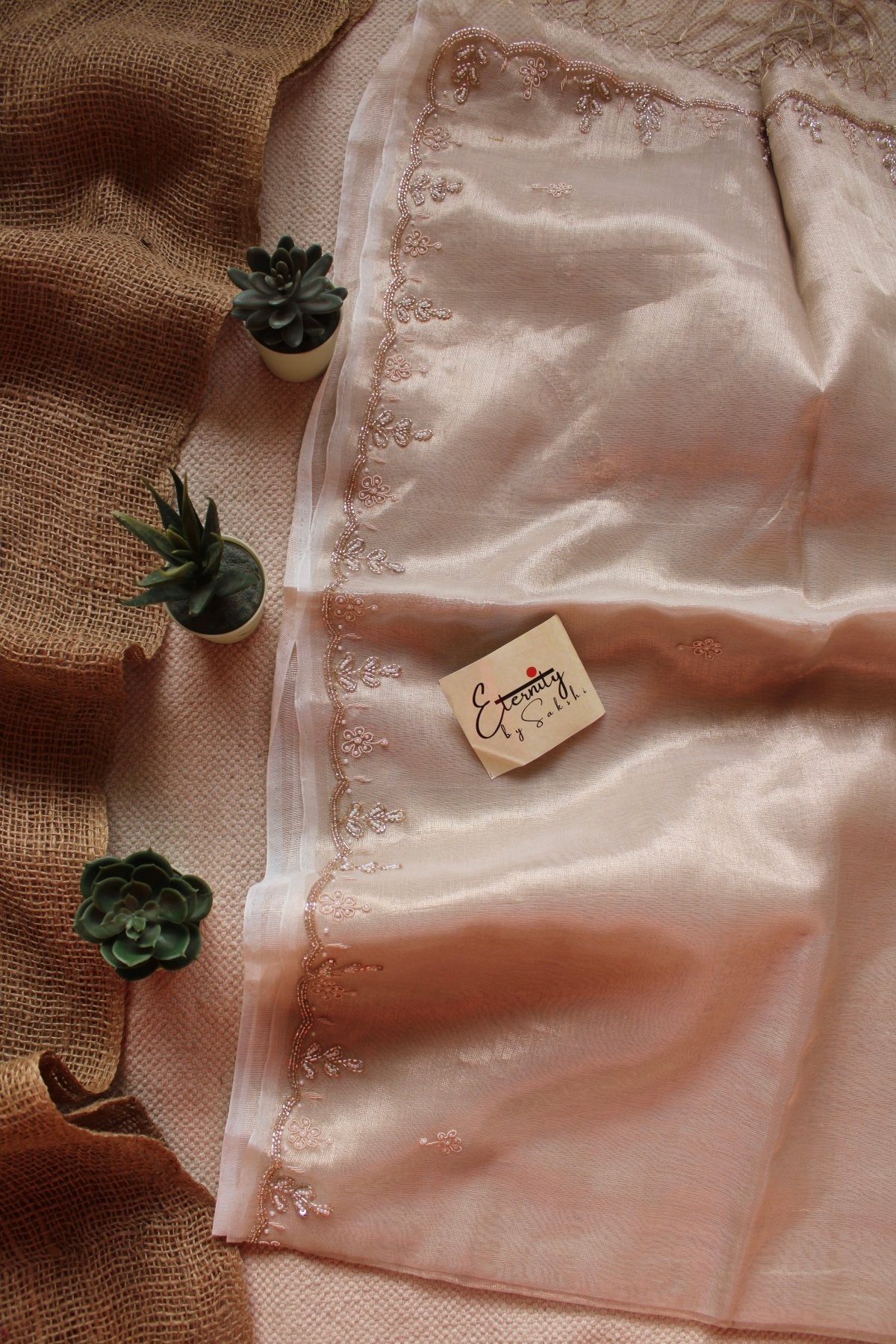 Pearl Handwork Raaz Saree - Eternity by Sakshi