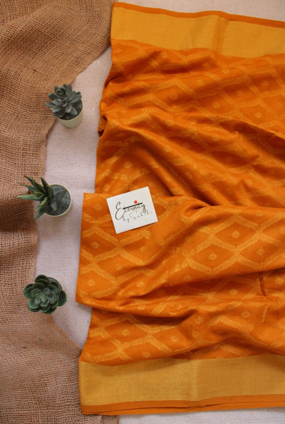 Yellow Embrace Saree - Eternity by Sakshi