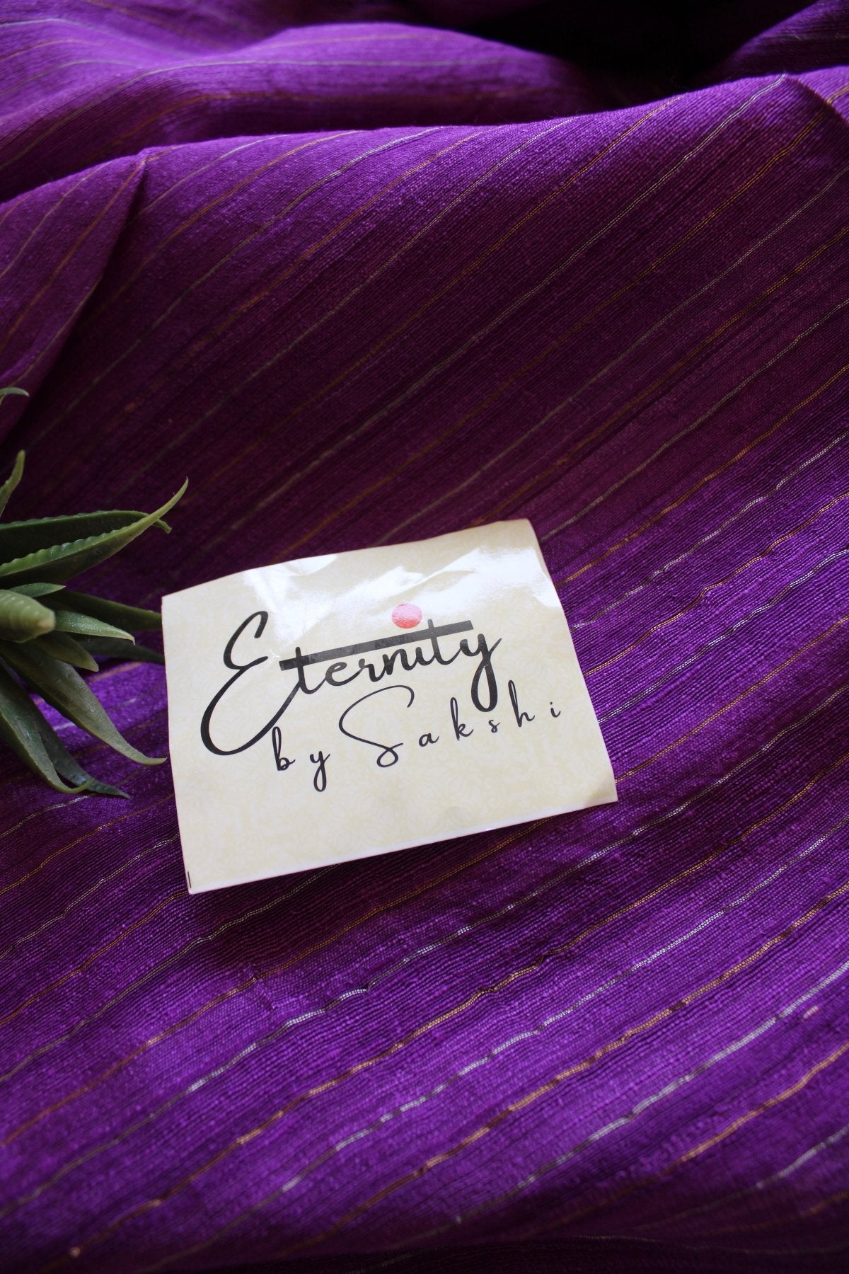 Purple Virasat Saree - Eternity by Sakshi