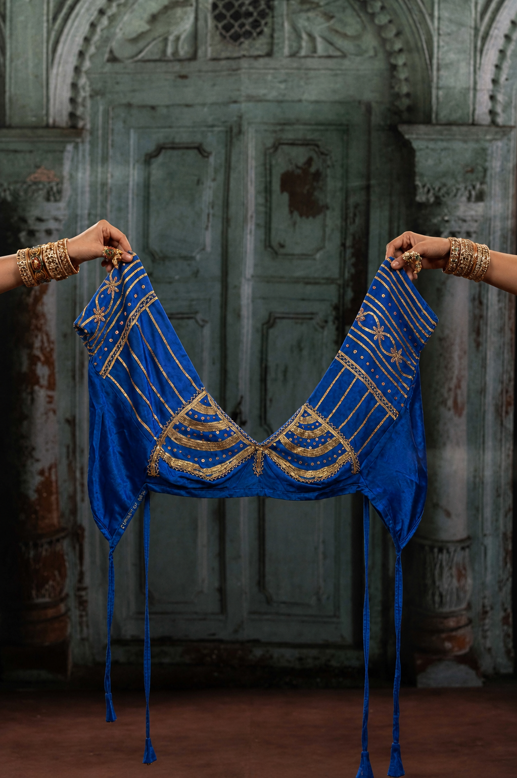 Blue Aangi Blouse