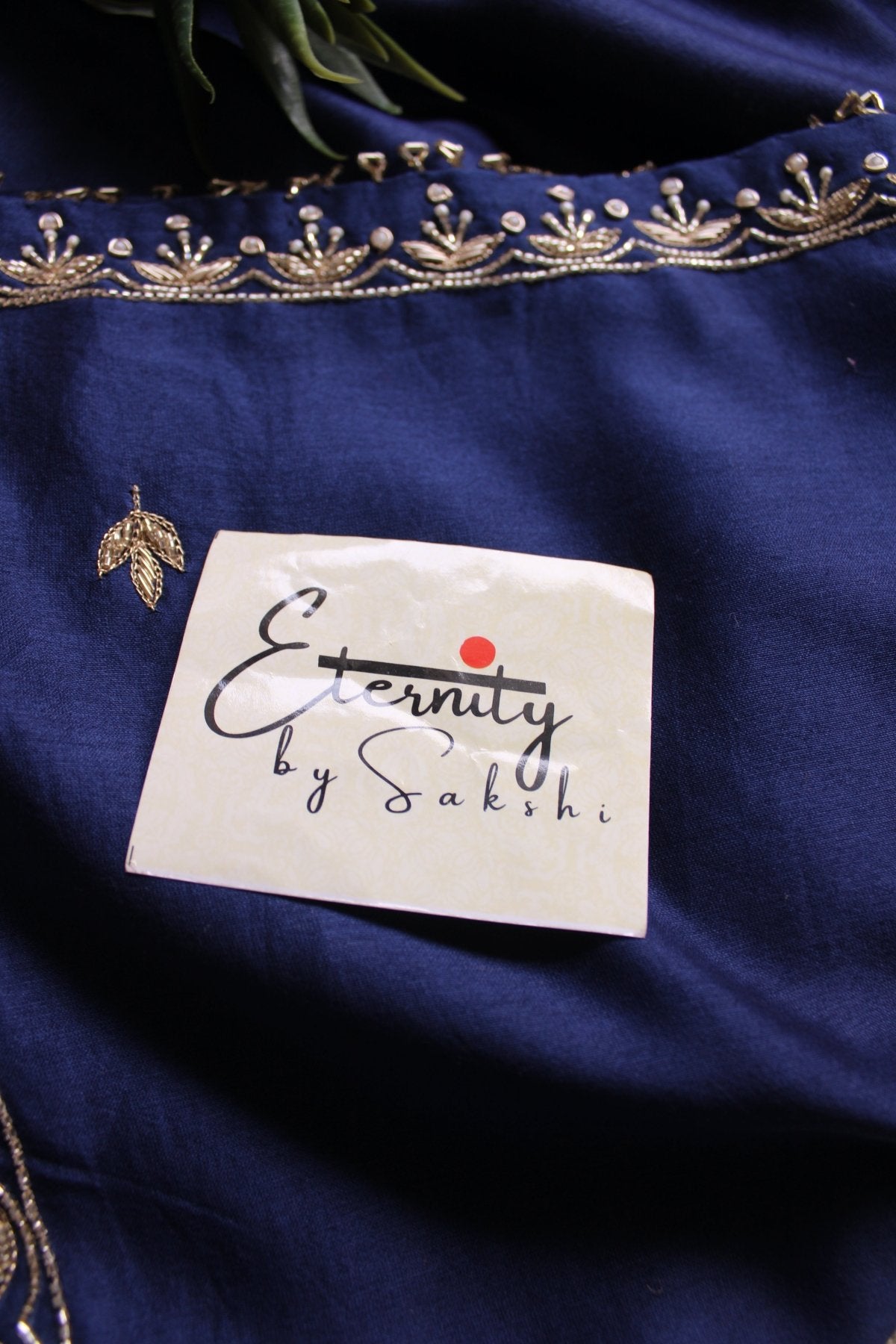 Blue Nazrana Saree - Eternity by Sakshi