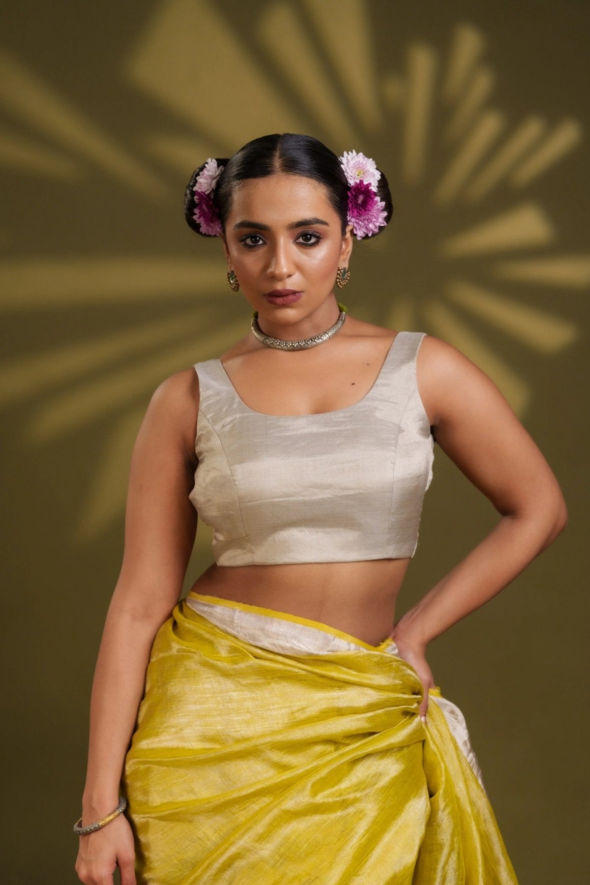 Silver Noorie Blouse - Eternity by Sakshi