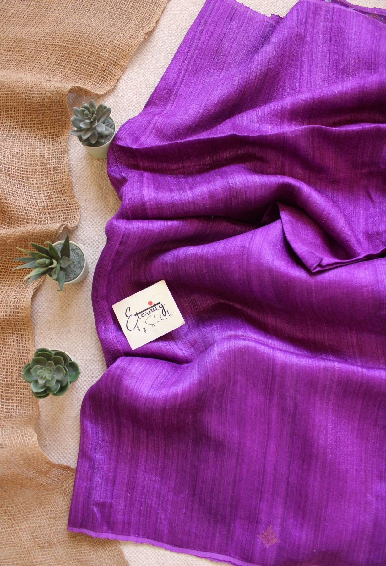 Purple Virasat Saree - Eternity by Sakshi