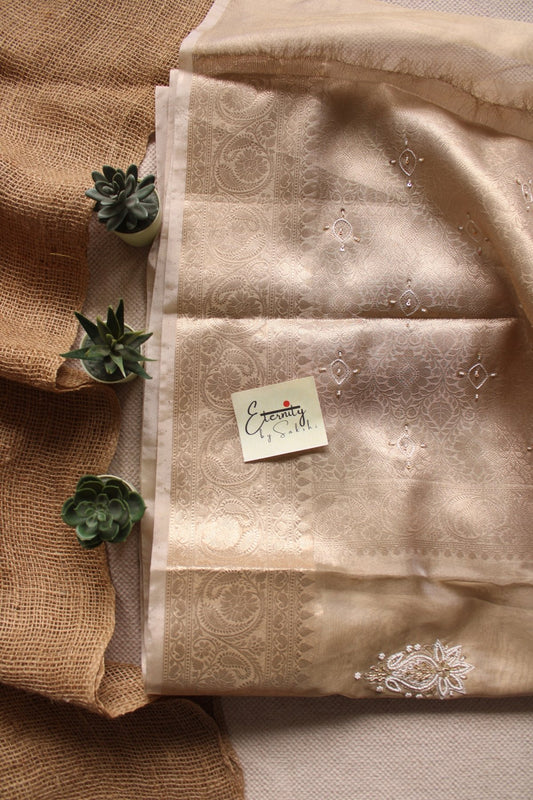Tissue Golden Work Saree - Eternity by Sakshi