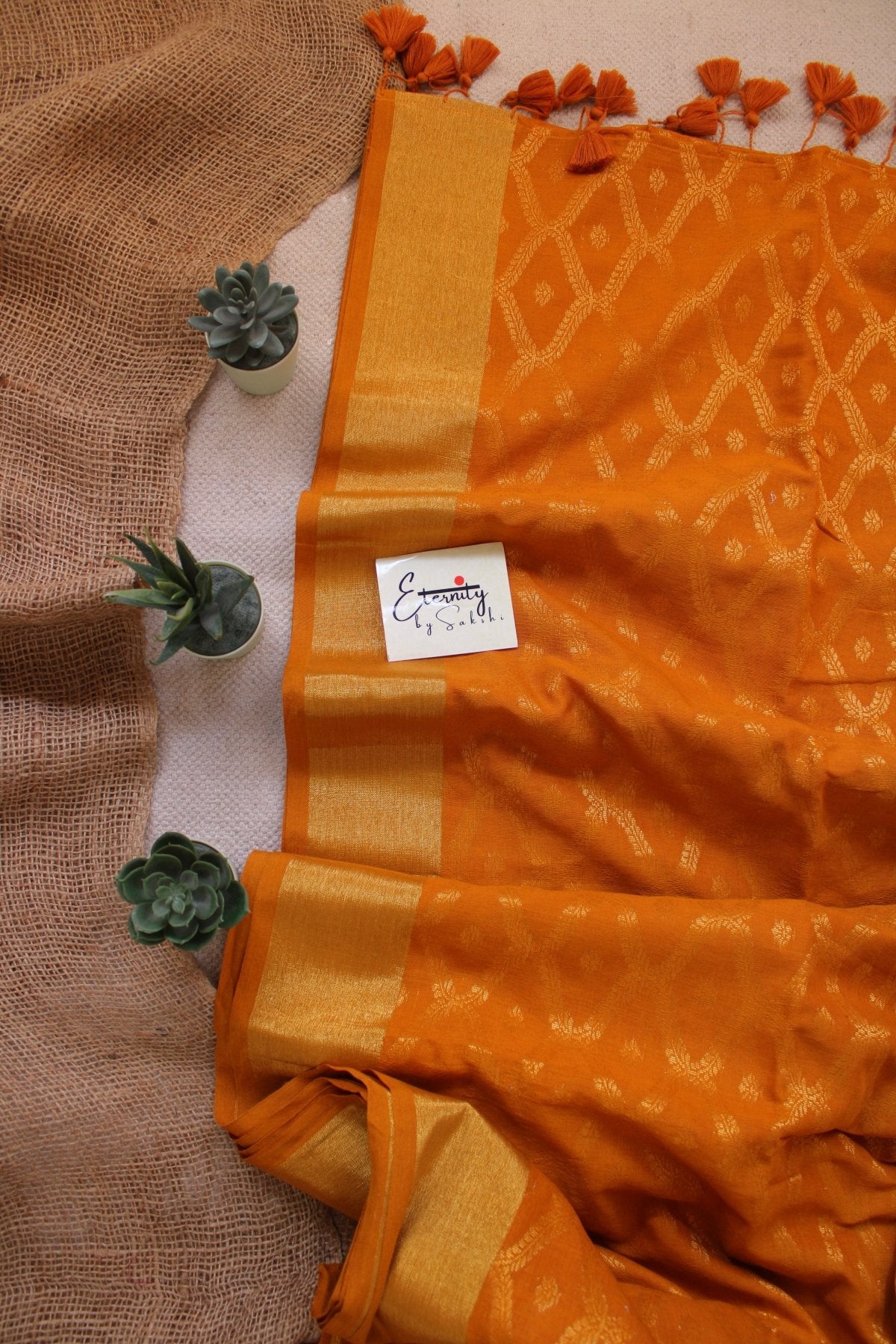 Yellow Embrace Saree - Eternity by Sakshi