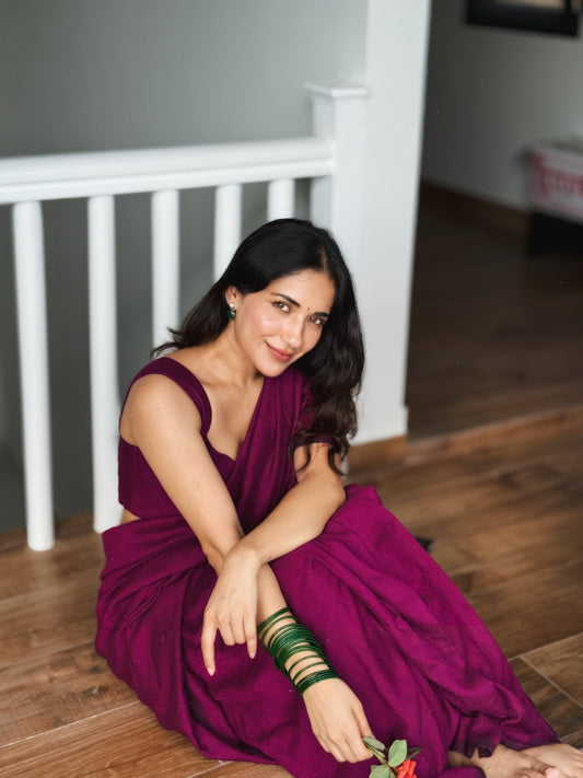 Rosy Rozana Saree - Eternity by Sakshi