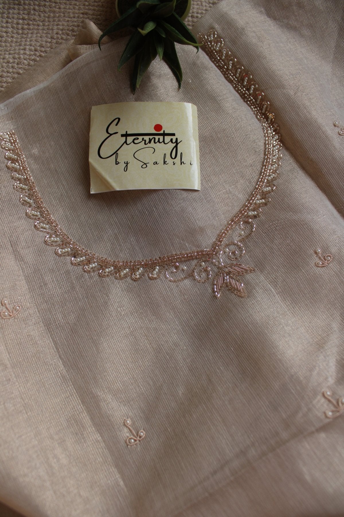 Pearl Handwork Raaz Saree - Eternity by Sakshi