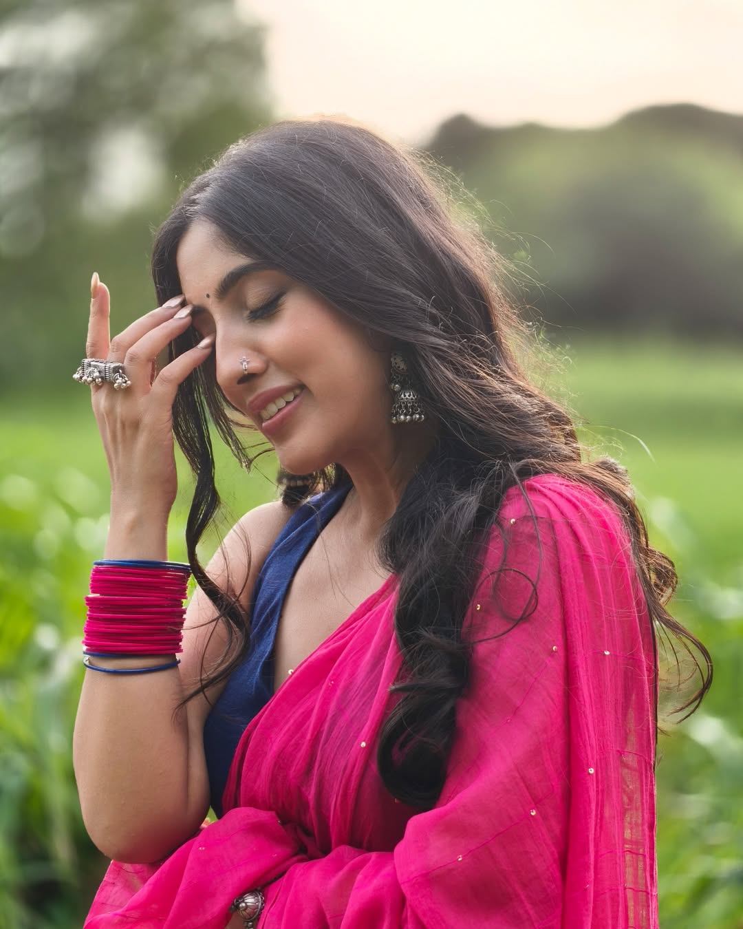Pink Tara Saree - Eternity by Sakshi