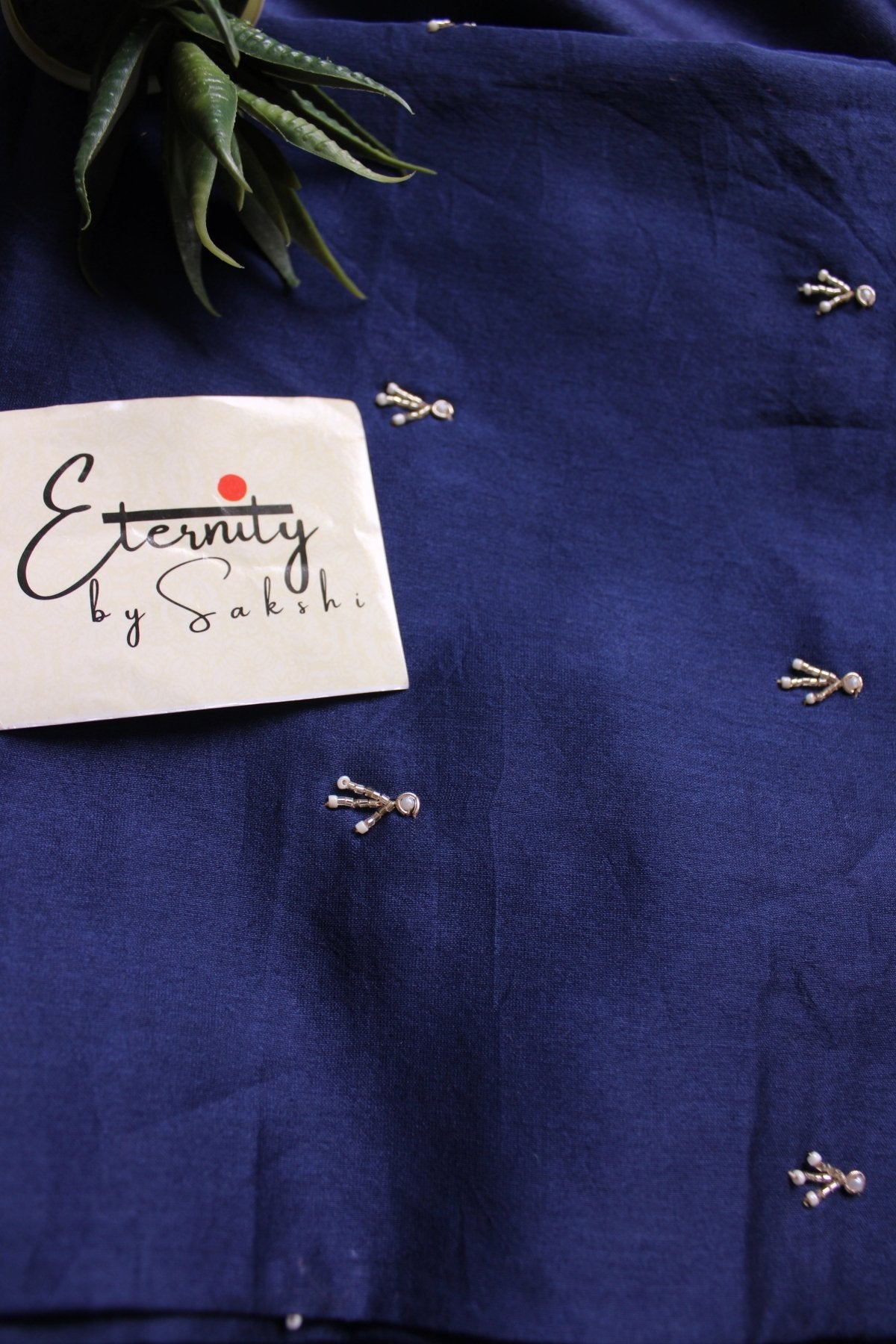 Blue Nazrana Saree - Eternity by Sakshi