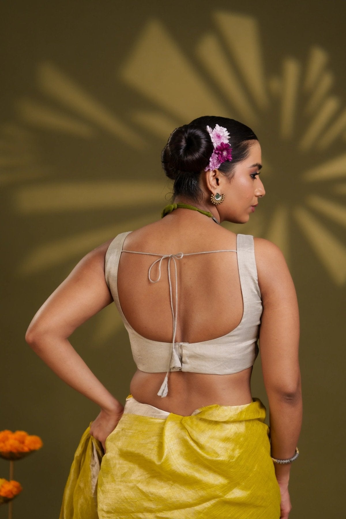 Silver Noorie Blouse - Eternity by Sakshi