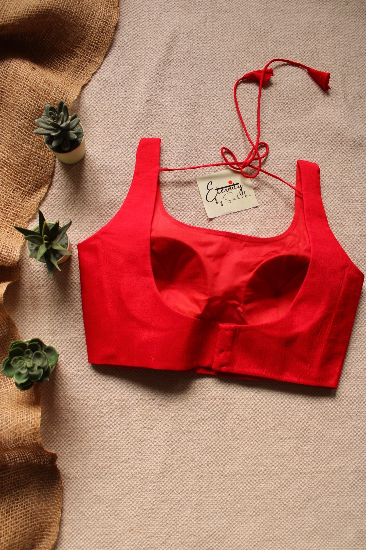 Red Noorie Blouse - Eternity by Sakshi