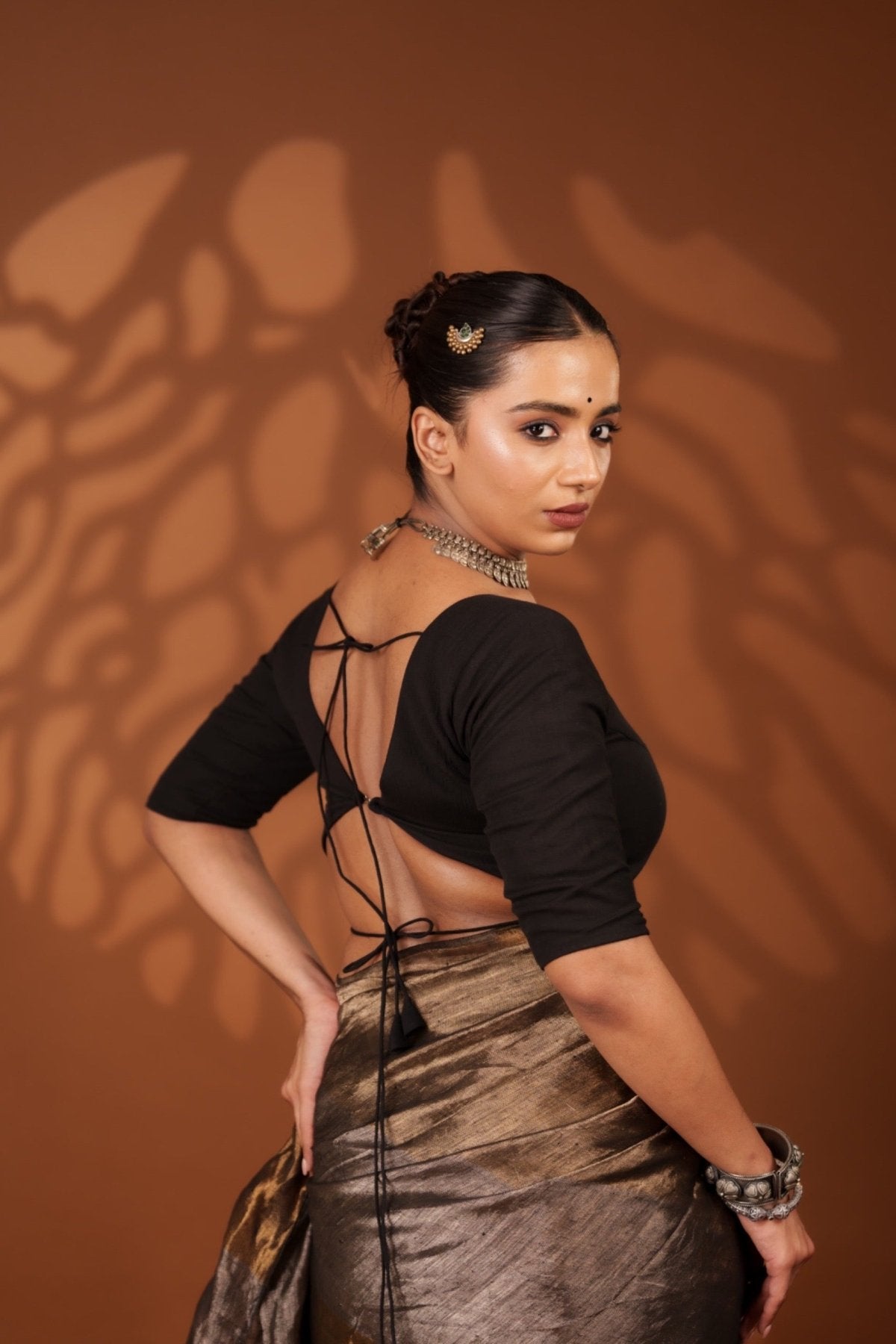 Black Shadow Blouse - Eternity by Sakshi