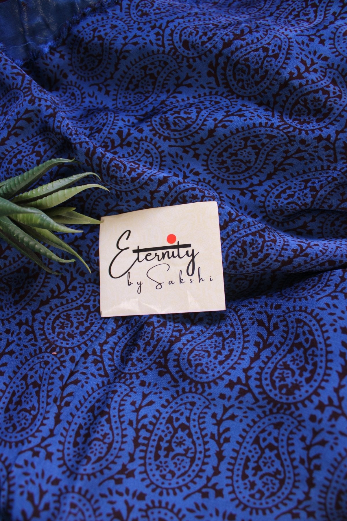 Indigo Bagh Modal Saree - Eternity by Sakshi