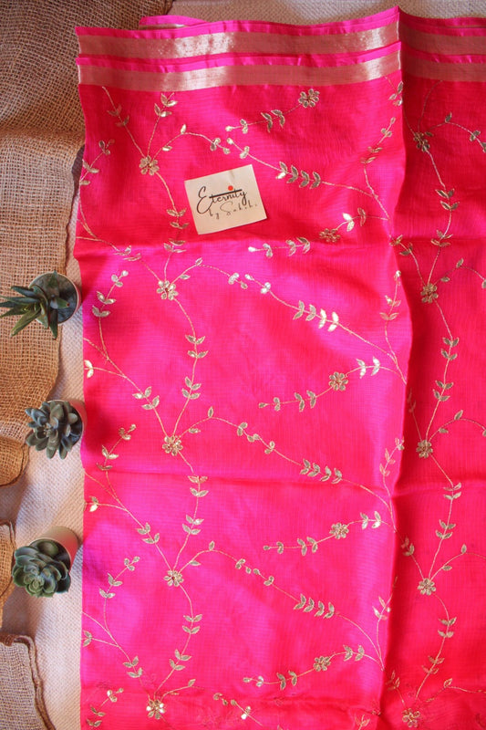 Pink Kota Doriya Gottapatti Saree - Eternity by Sakshi