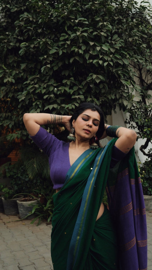 Green Varnika Saree - Eternity by Sakshi