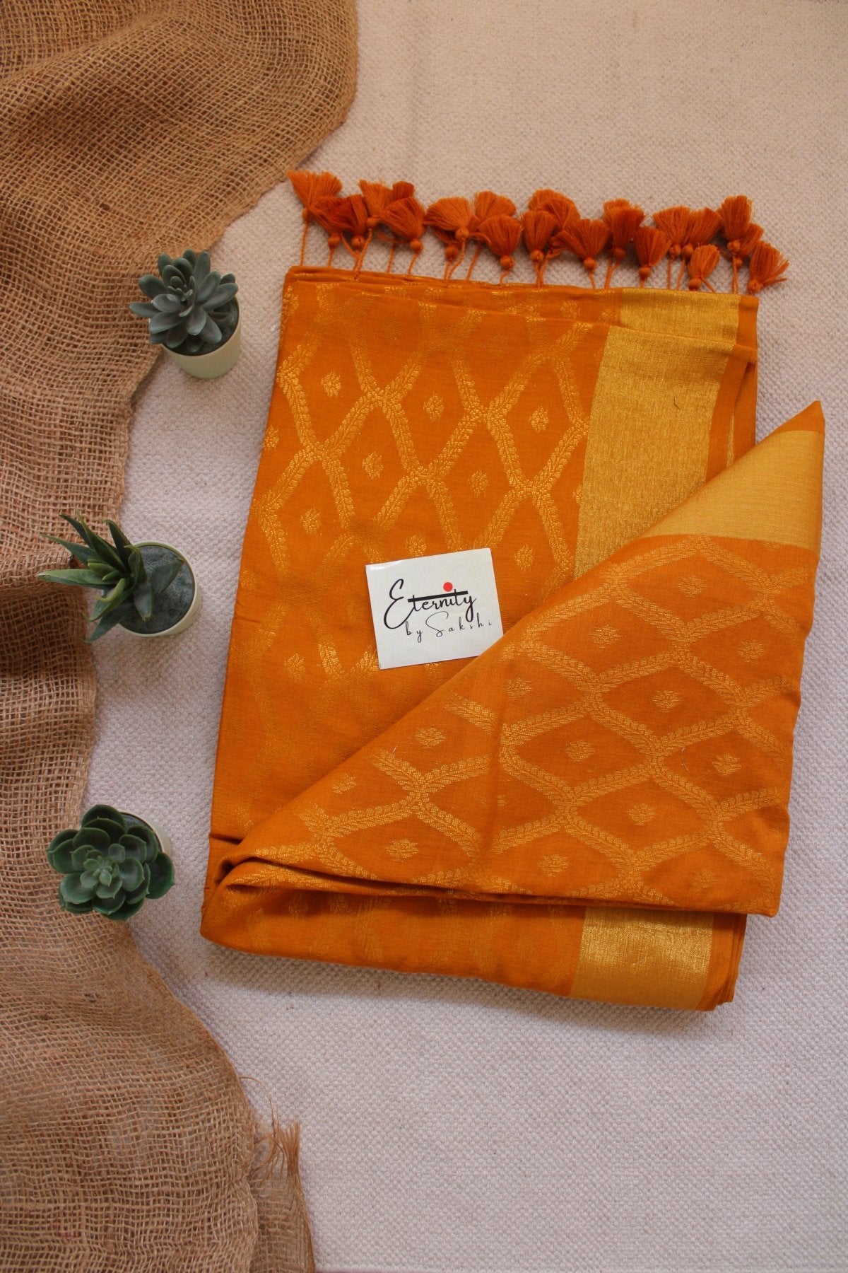 Yellow Embrace Saree - Eternity by Sakshi