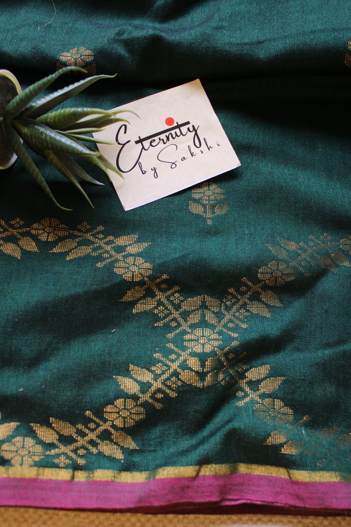 Green Parv Saree - Eternity by Sakshi