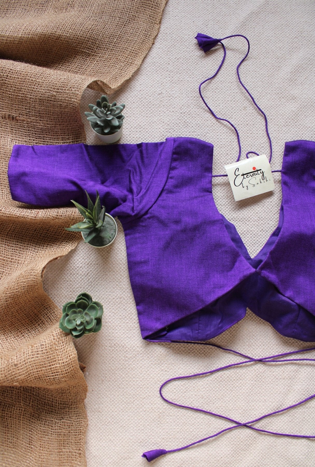 Purple Shadow Blouse - Eternity by Sakshi