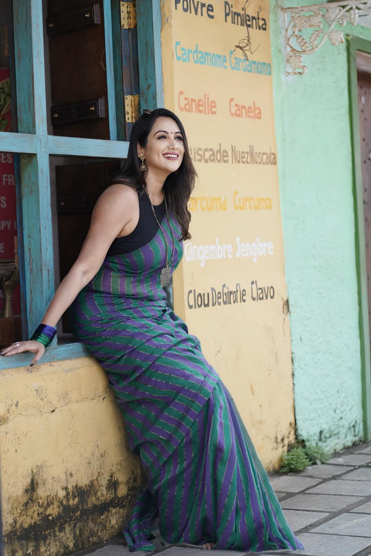 Green Silsila Saree - Eternity by Sakshi