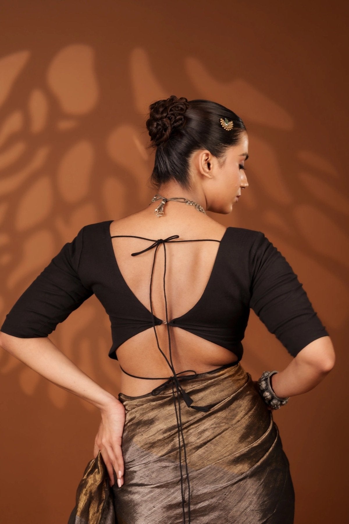 Black Shadow Blouse - Eternity by Sakshi