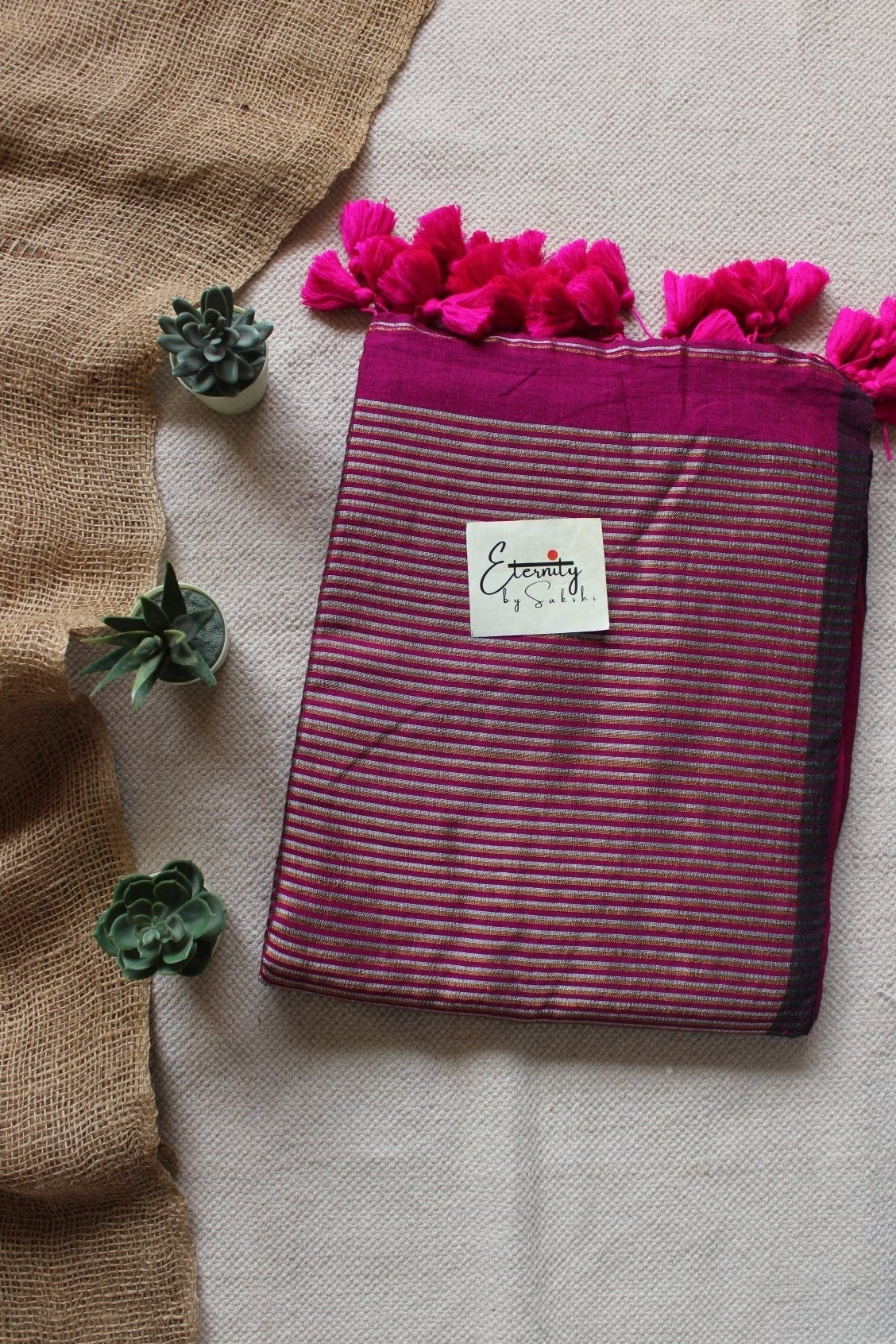 Magenta Ramya Saree - Eternity by Sakshi