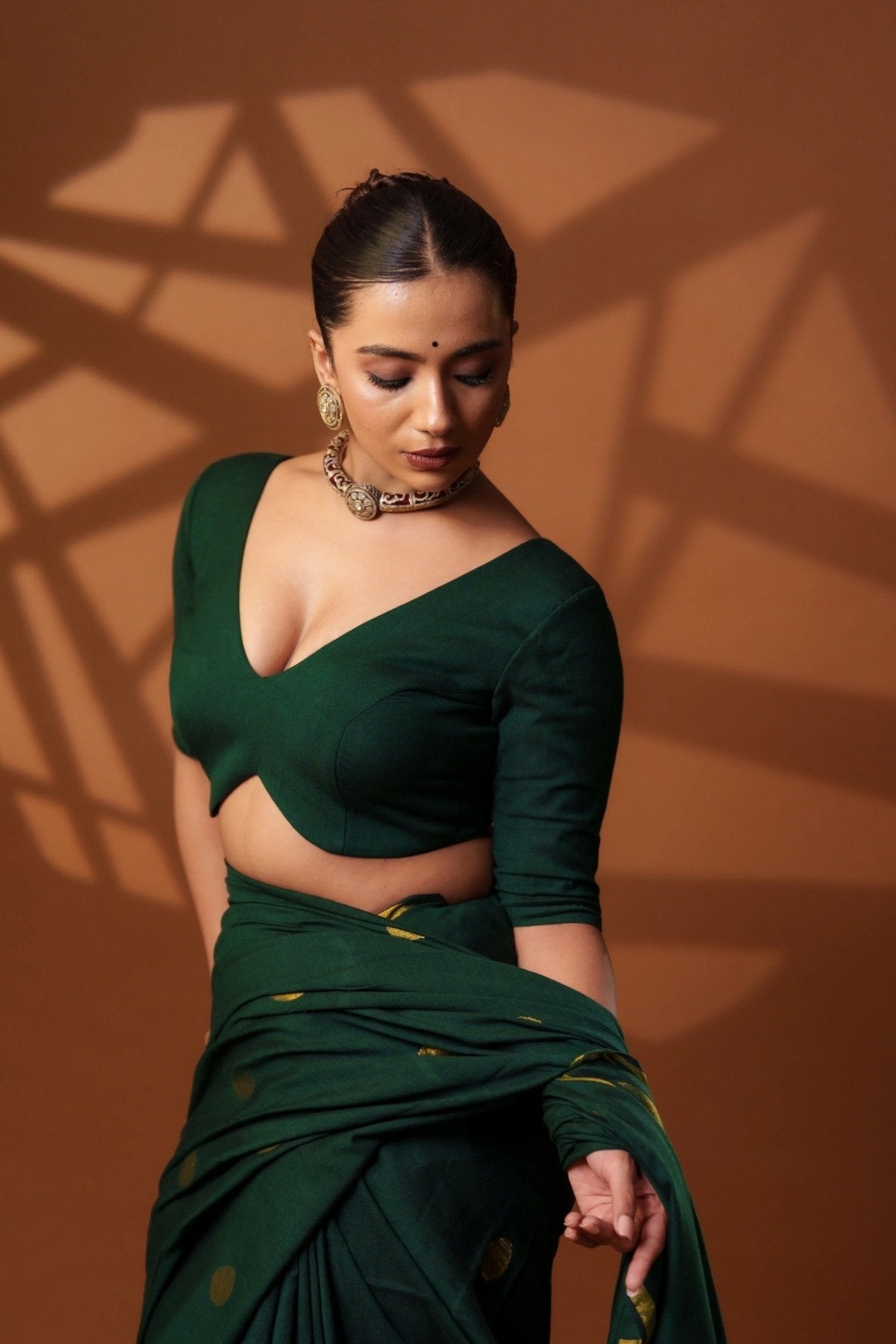 Green Shadow Blouse - Eternity by Sakshi