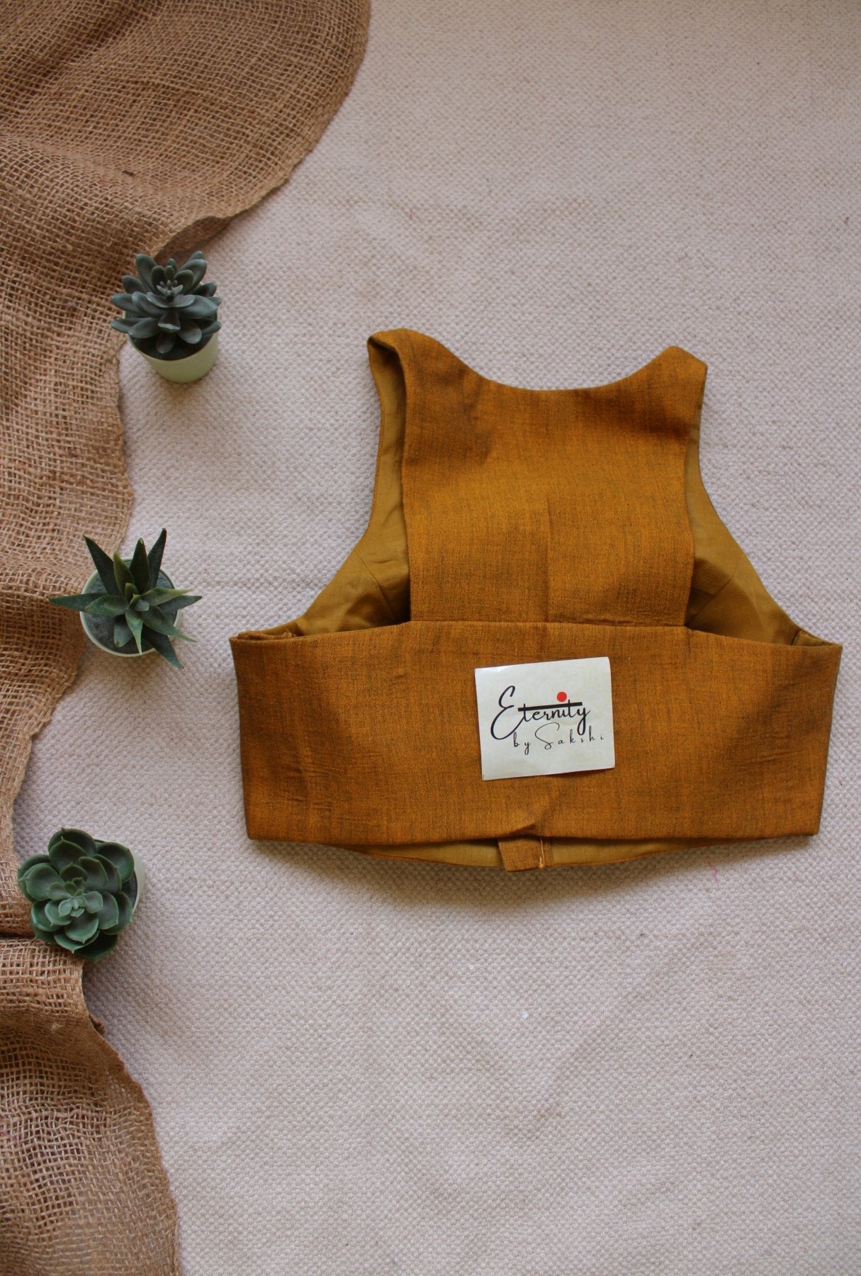 Pale Yellow T - Cut Blouse - Eternity by Sakshi