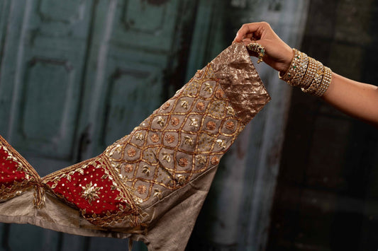 Surmayi Patch Aangi Blouse - Eternity by Sakshi