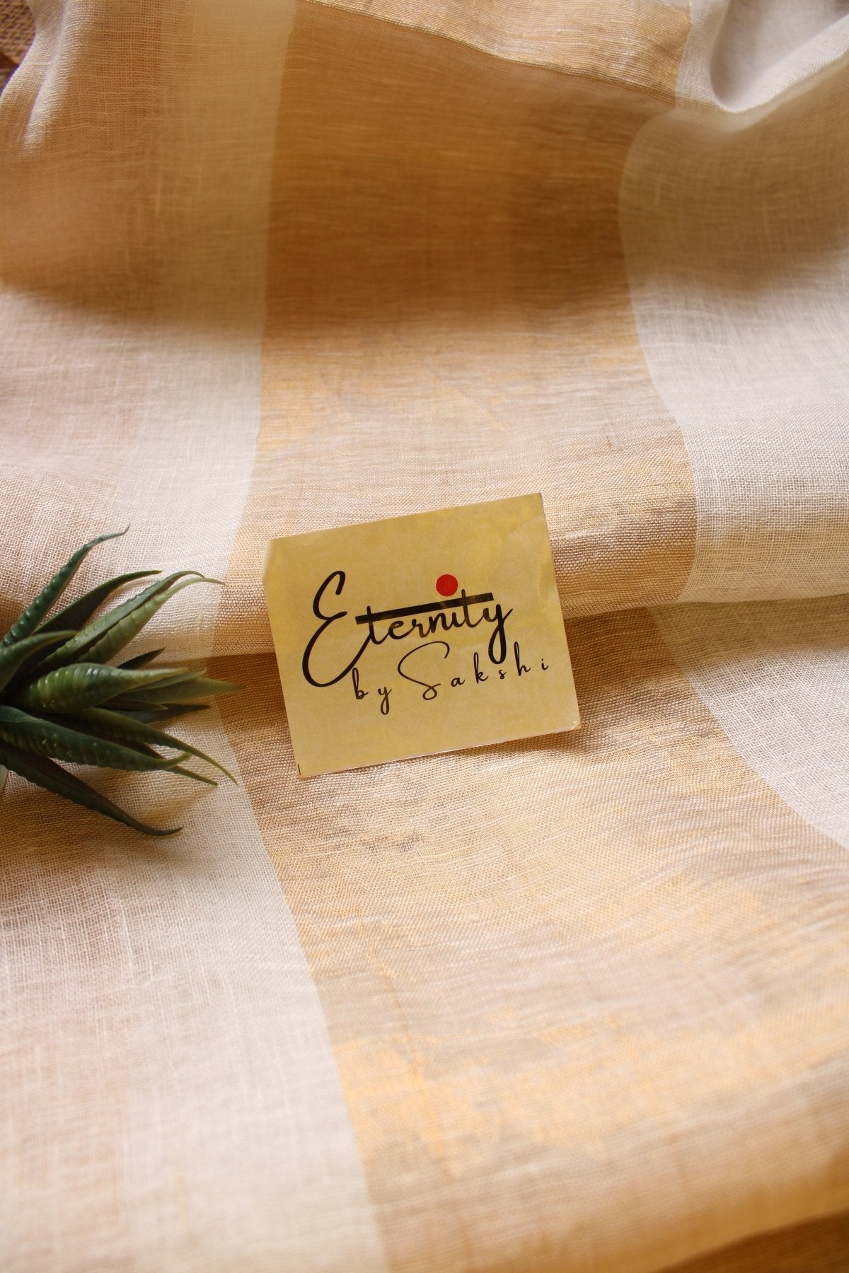 White Nayana Saree - Eternity by Sakshi