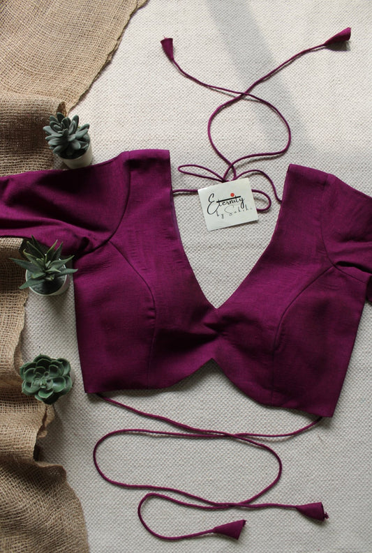 Rosy Shadow Blouse - Eternity by Sakshi