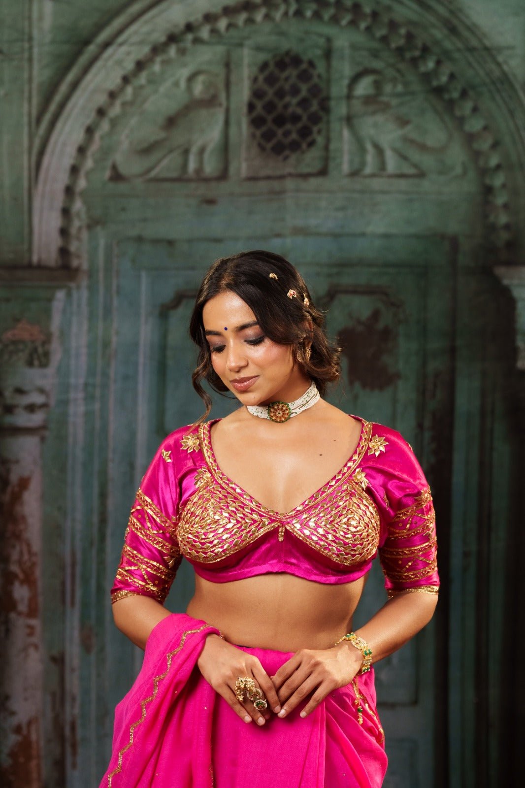 Rani Aangi Blouse - Eternity by Sakshi