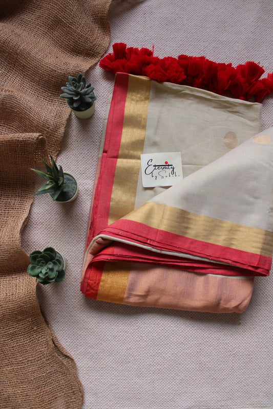 Matcha Polka Saree - Eternity by Sakshi