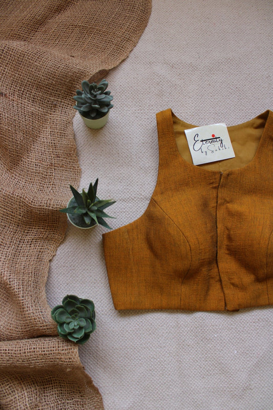 Pale Yellow T - Cut Blouse - Eternity by Sakshi