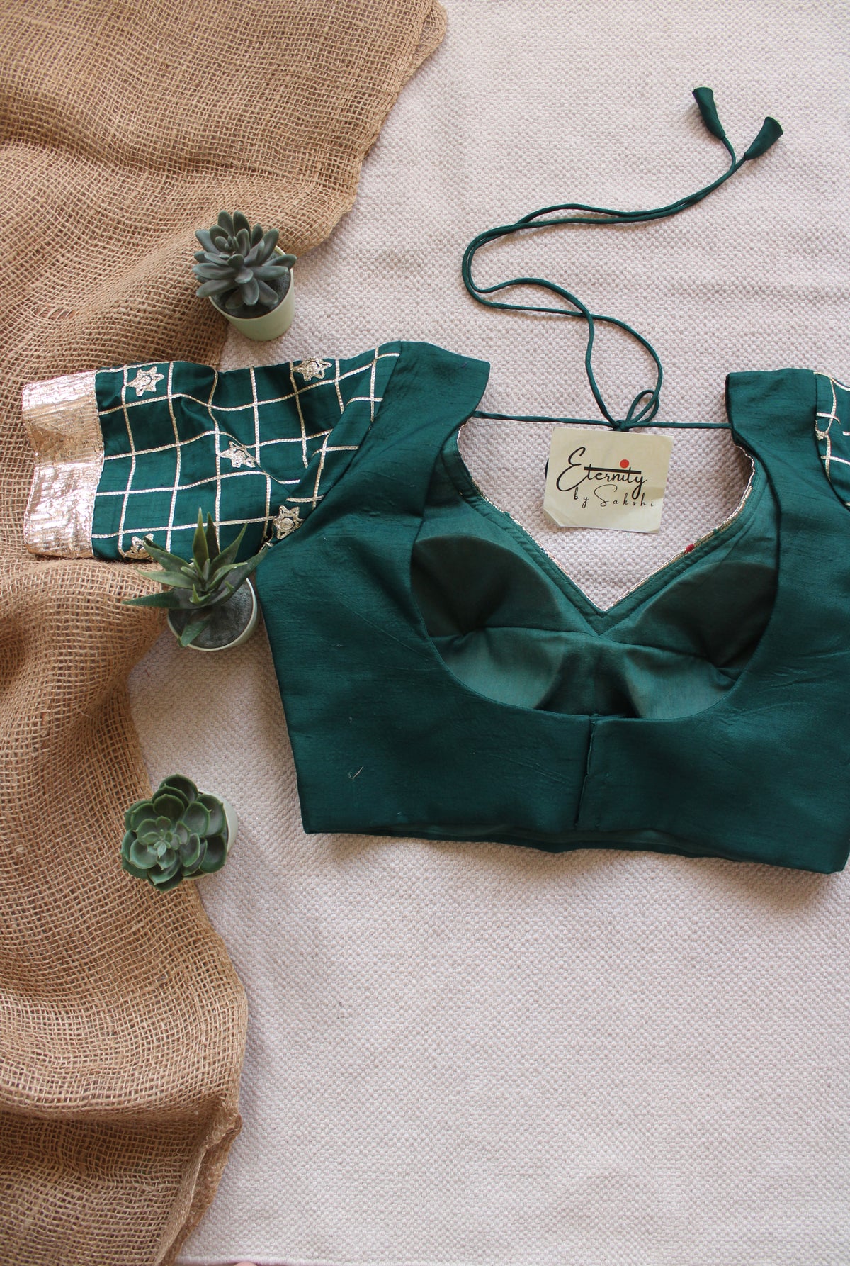 Green Patch Blouse