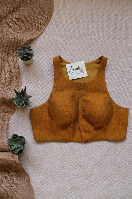 Pale Yellow T - Cut Blouse - Eternity by Sakshi