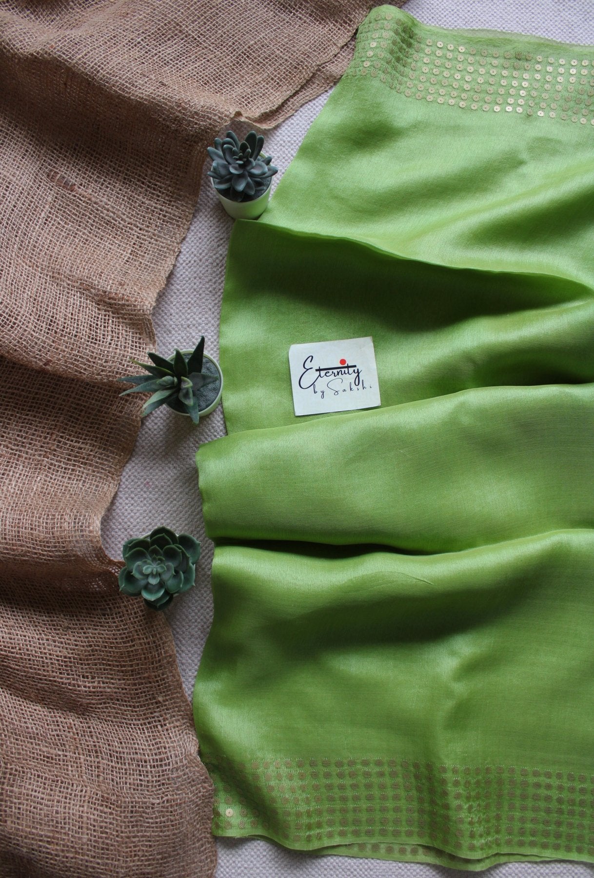 Green Sundari Saree - Eternity by Sakshi