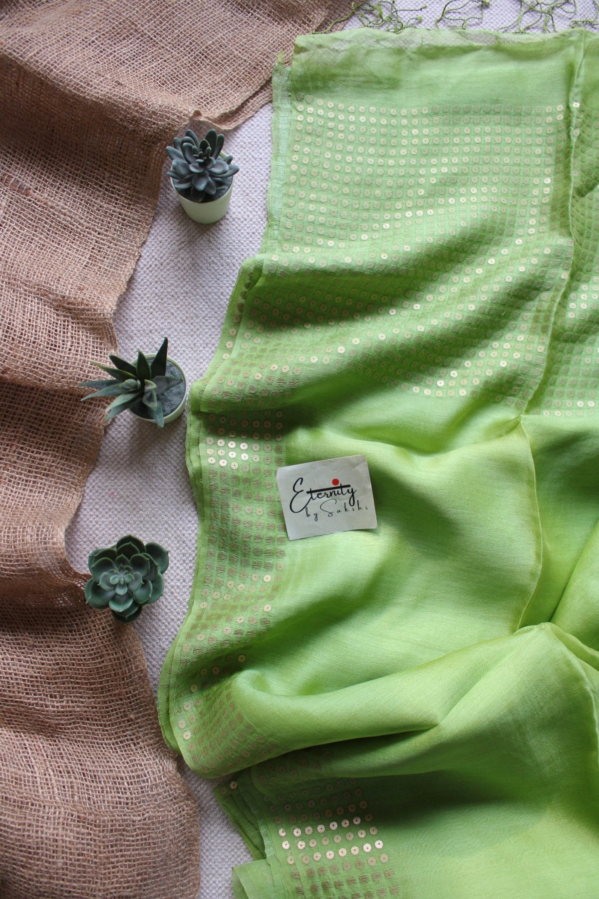 Green Sundari Saree - Eternity by Sakshi