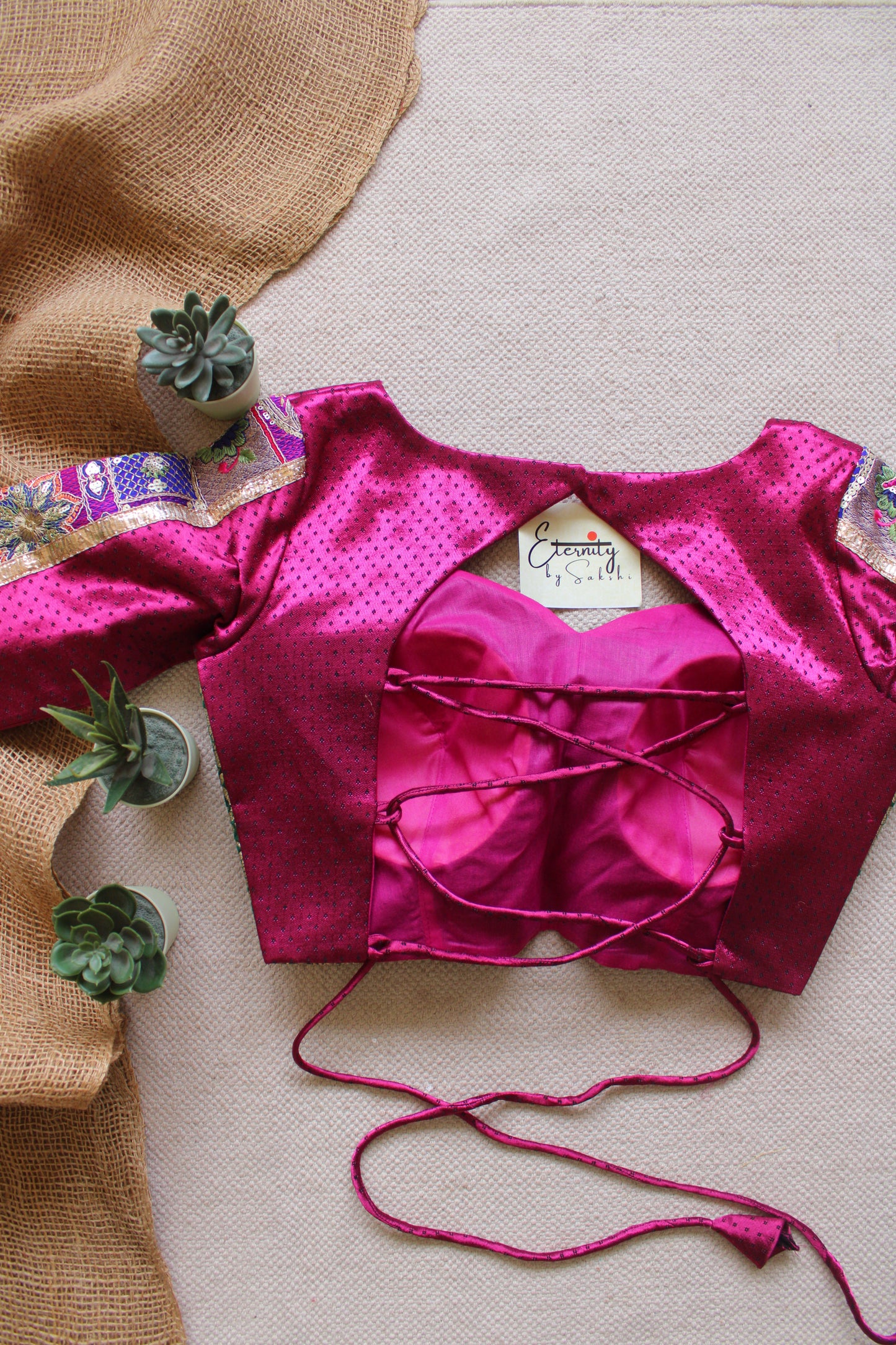 Gulaabi Navratri Noor Blouse