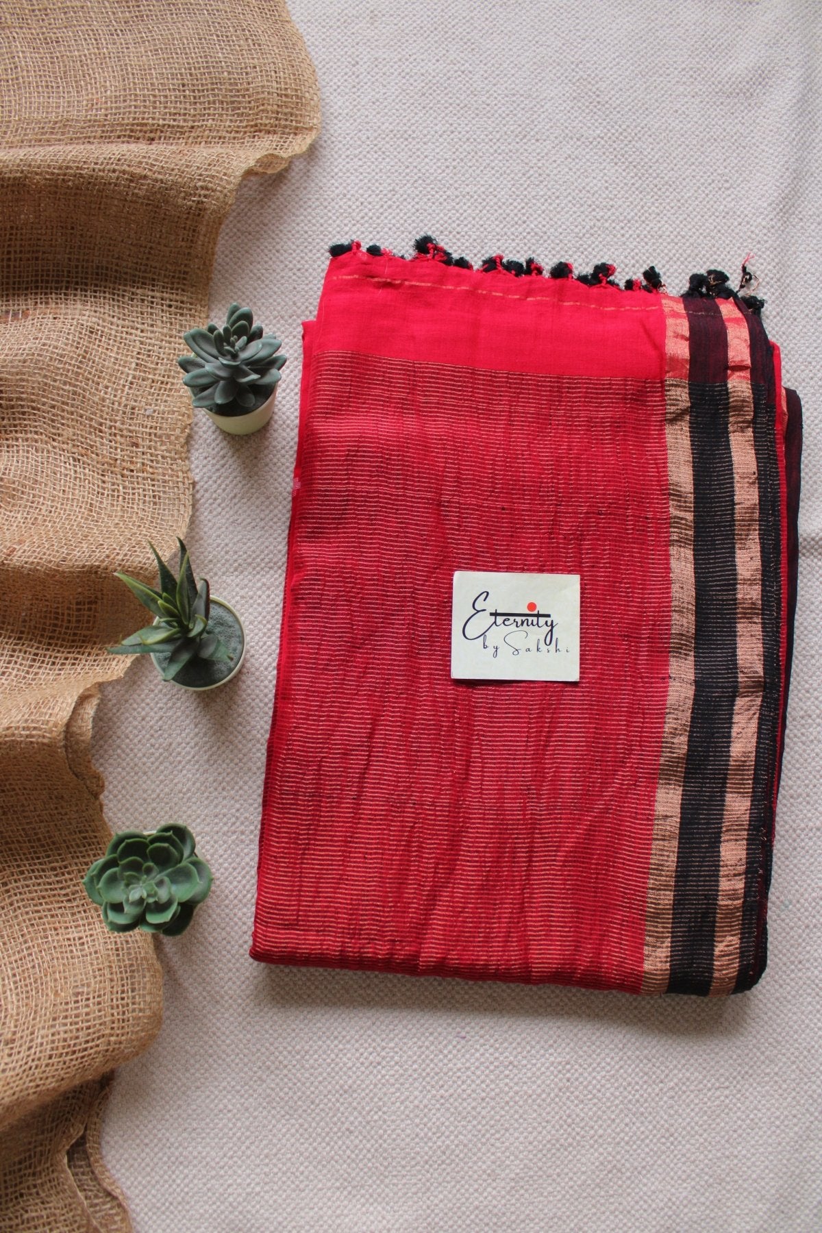 Sindoor Khela Ethnic Saree - Eternity by Sakshi