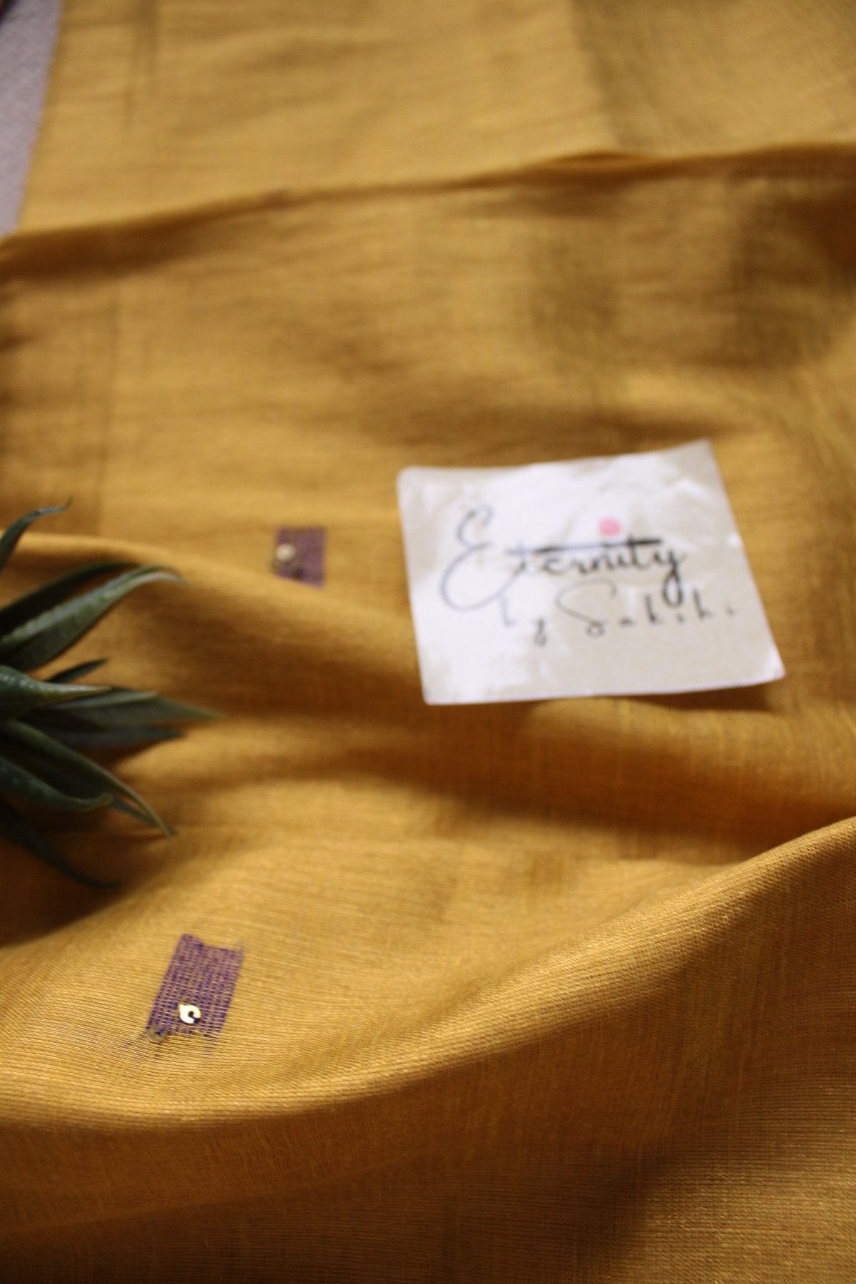 Kanak Yellow Saree - Eternity by Sakshi