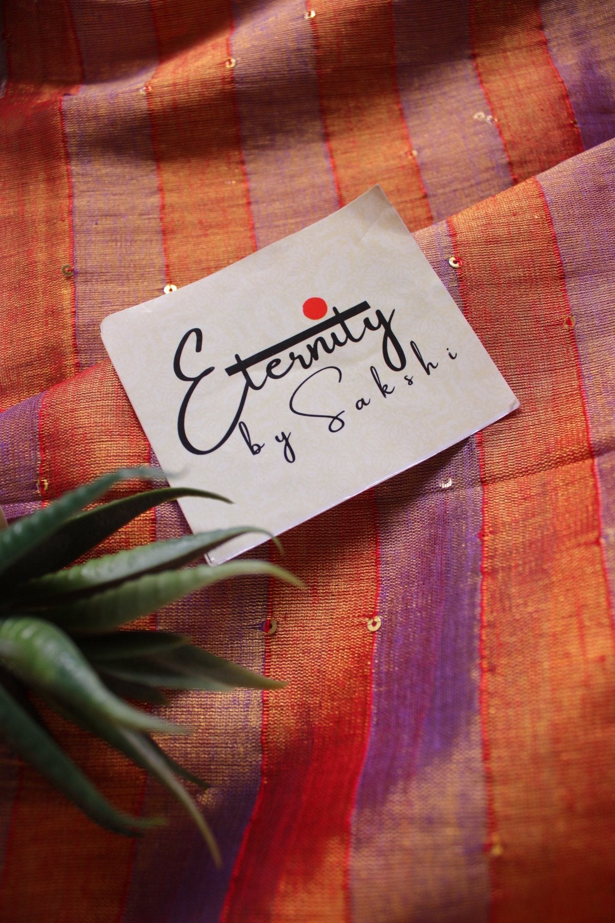 Purple Rekha Saree - Eternity by Sakshi