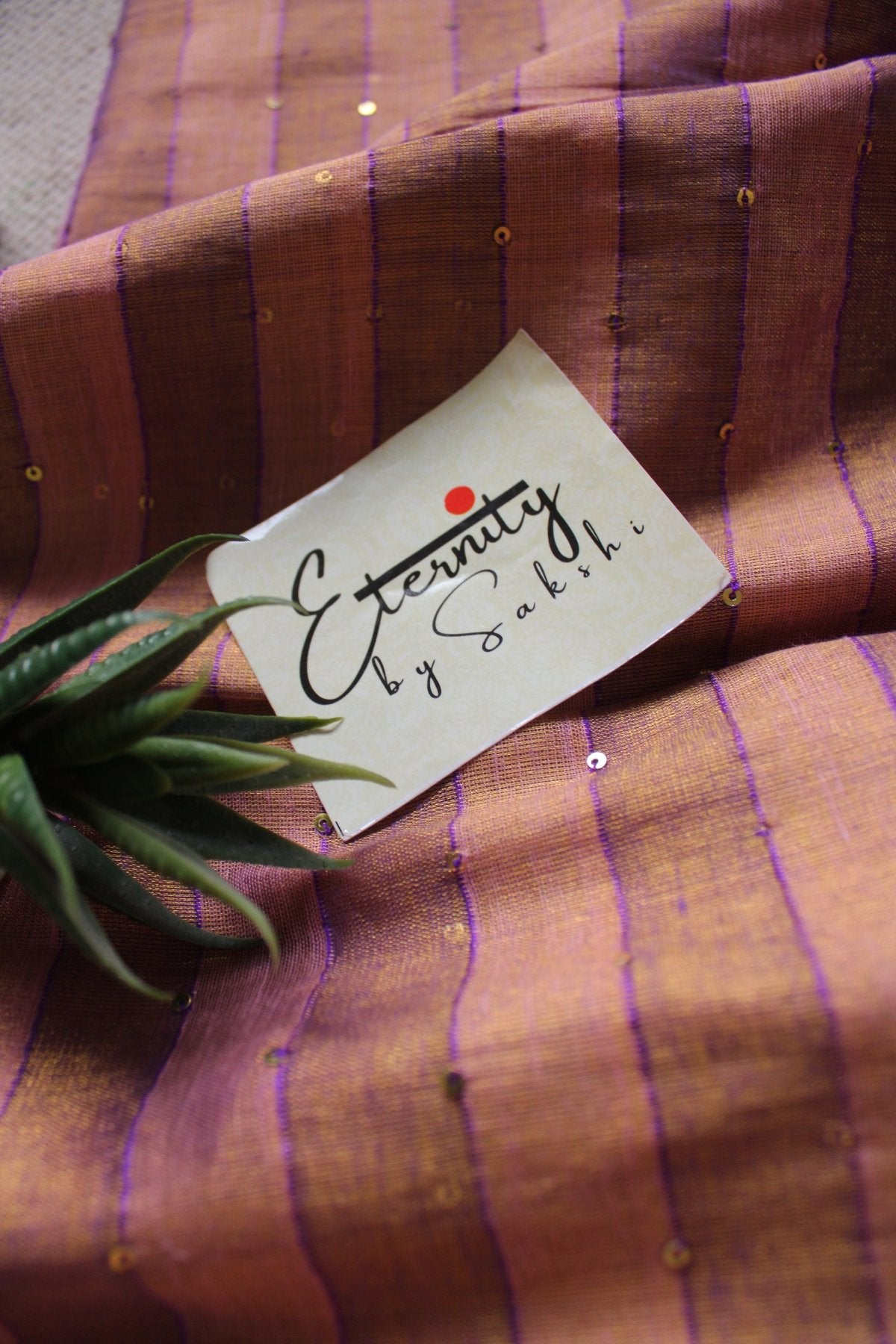 Pink Rekha Saree - Eternity by Sakshi
