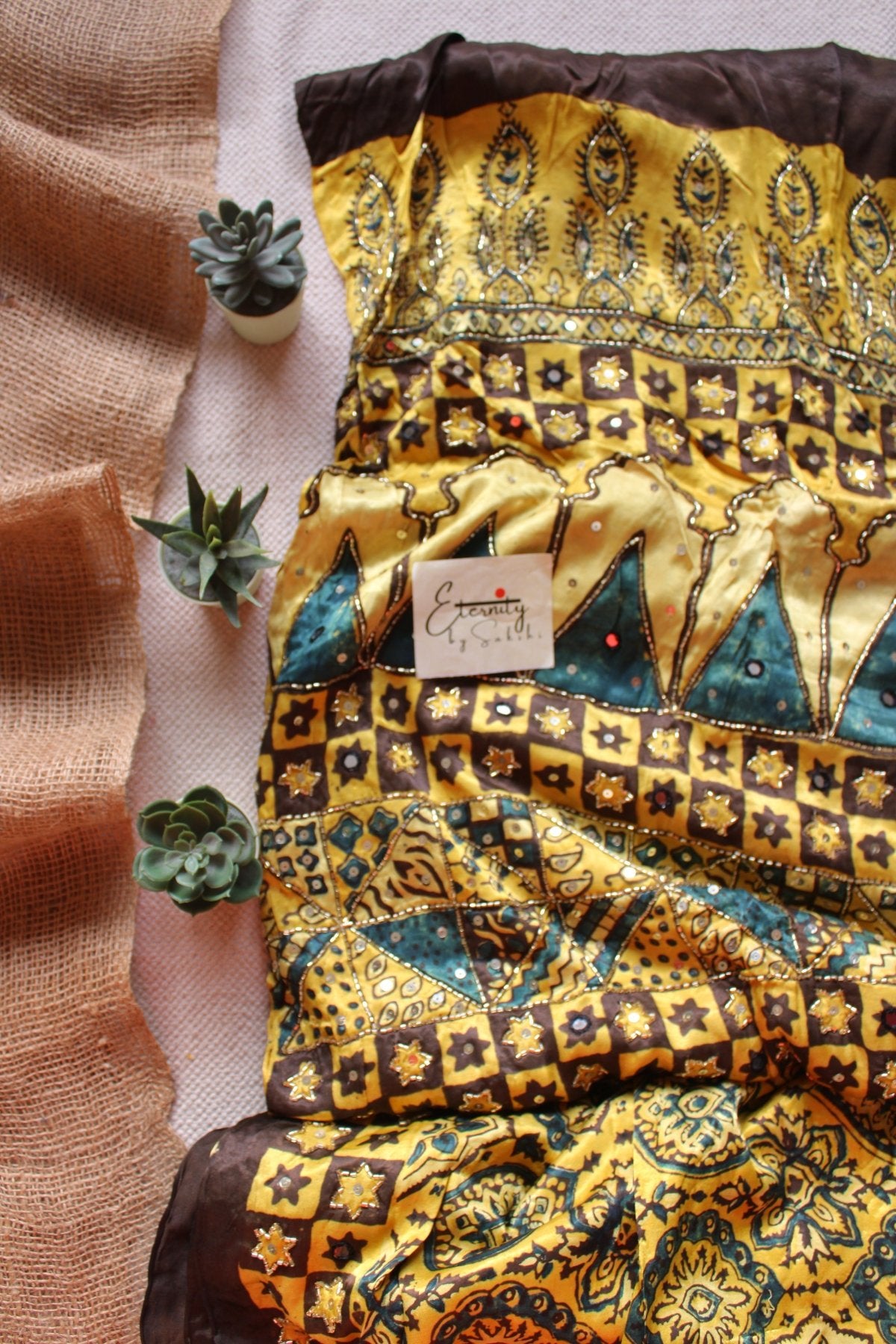 Sunehri Silk Saree - Eternity by Sakshi