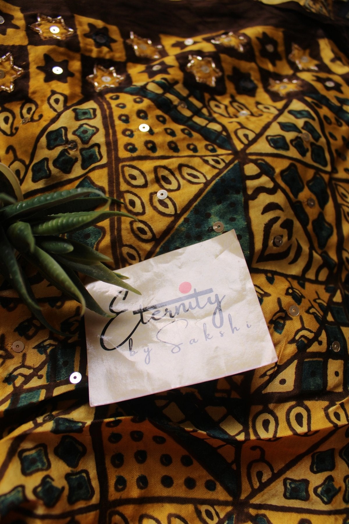 Sunehri Silk Saree - Eternity by Sakshi