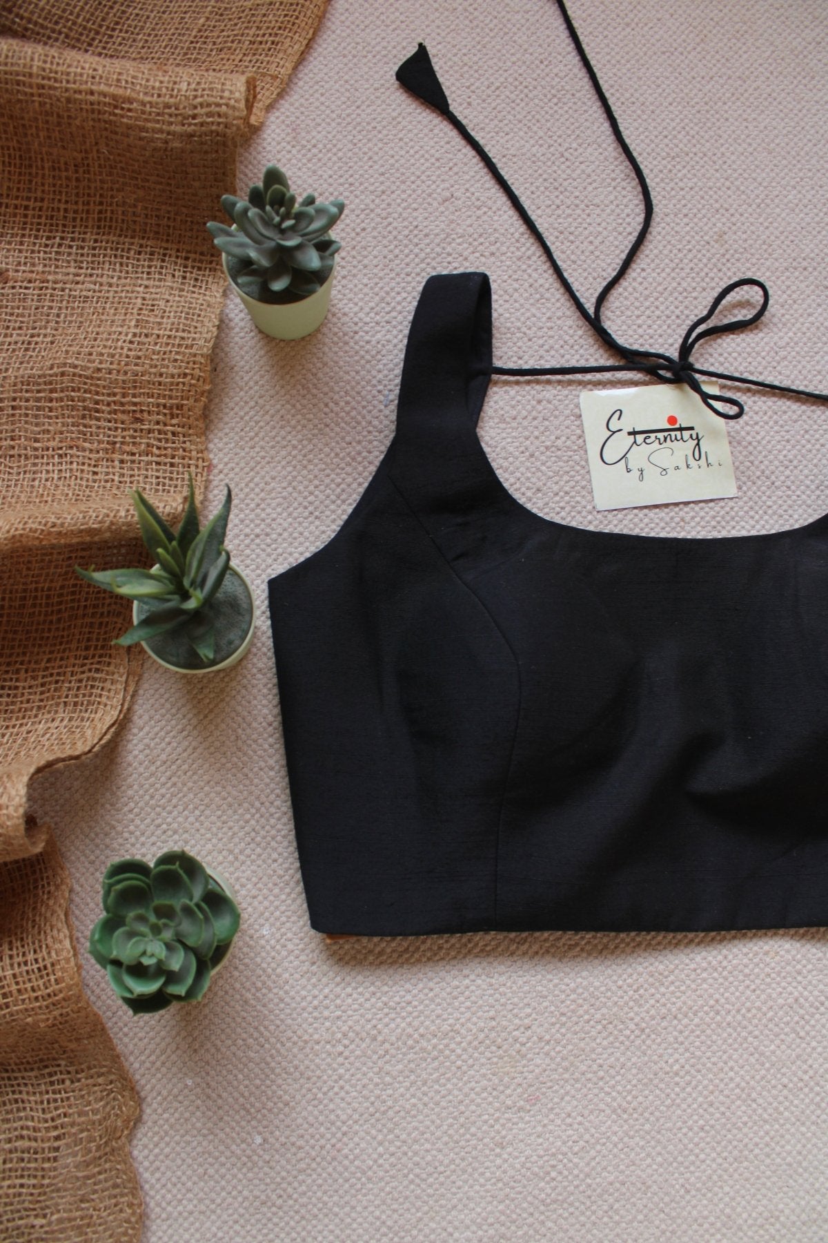 Black Noorie Blouse - Eternity by Sakshi