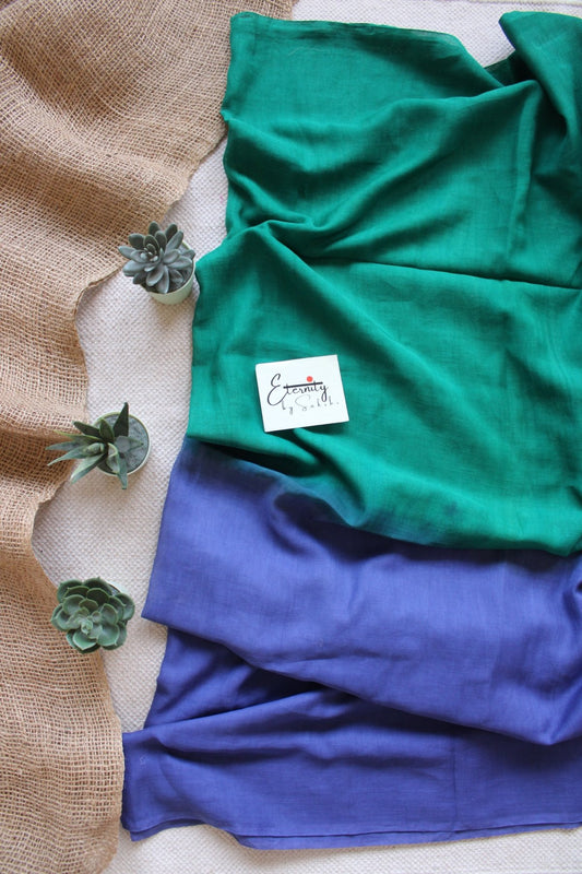 GREEN TIE AND DYE SAREE - Eternity by Sakshi